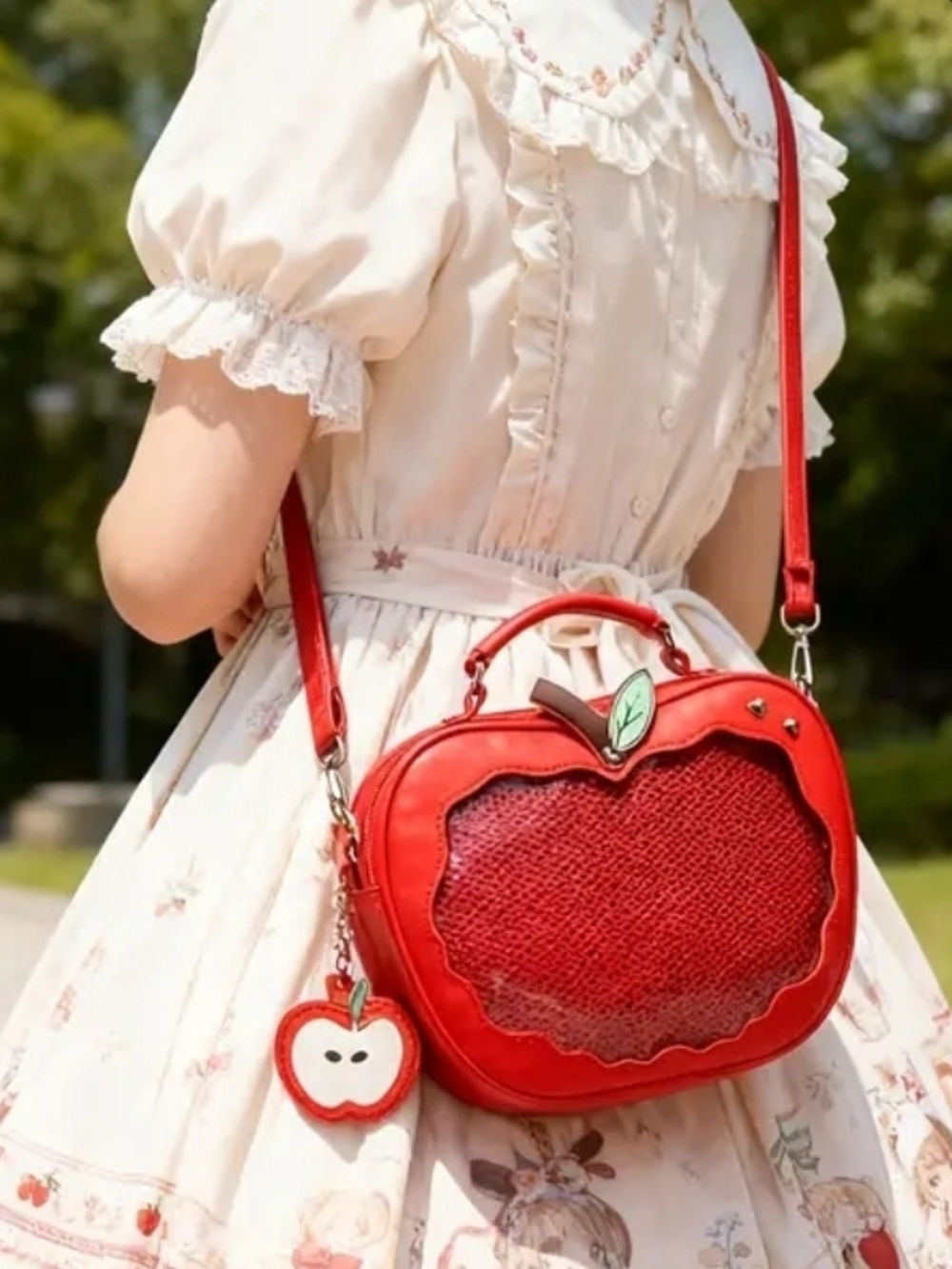 NEW IN BAG Red Apple Crossbody Bag